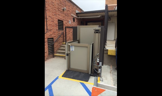 vertical wheelchair lift