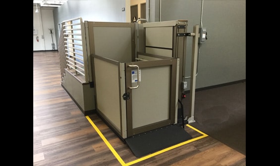 vertical wheelchair lift