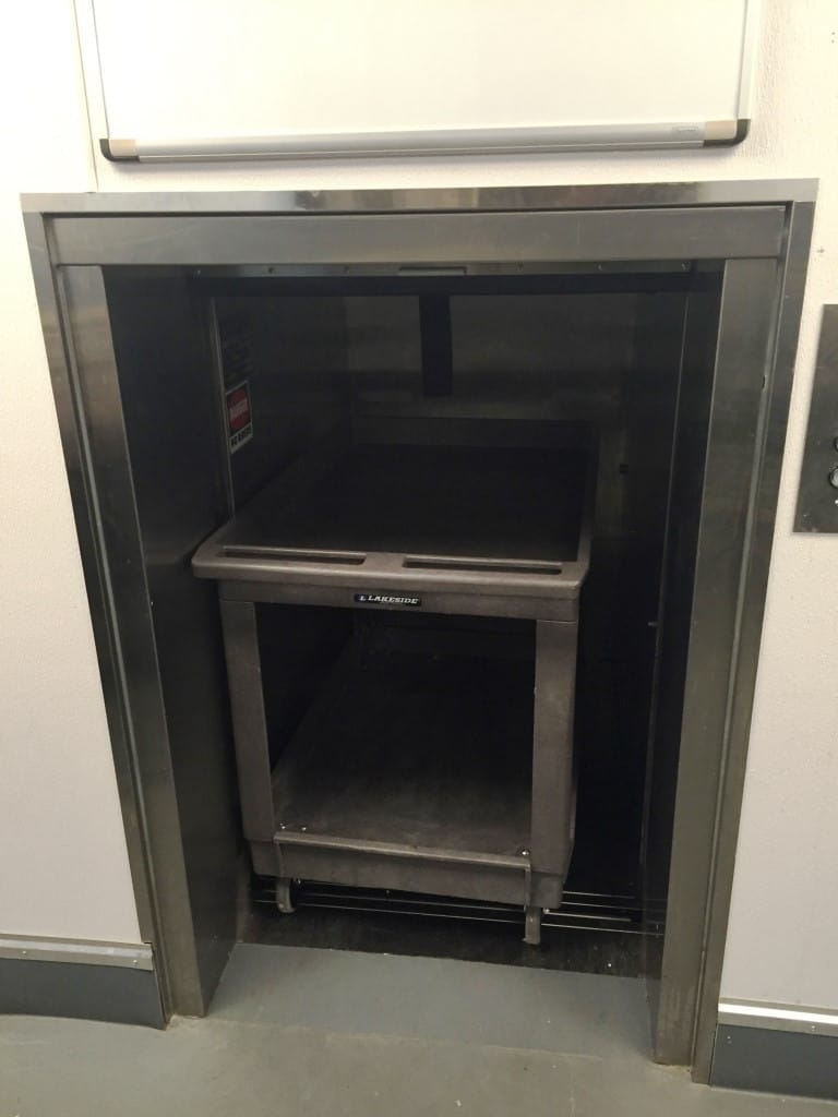 dumbwaiter for commercial kitchens