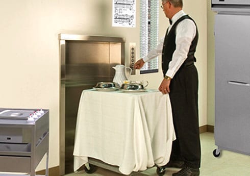 dumbwaiter for hotels and guest services